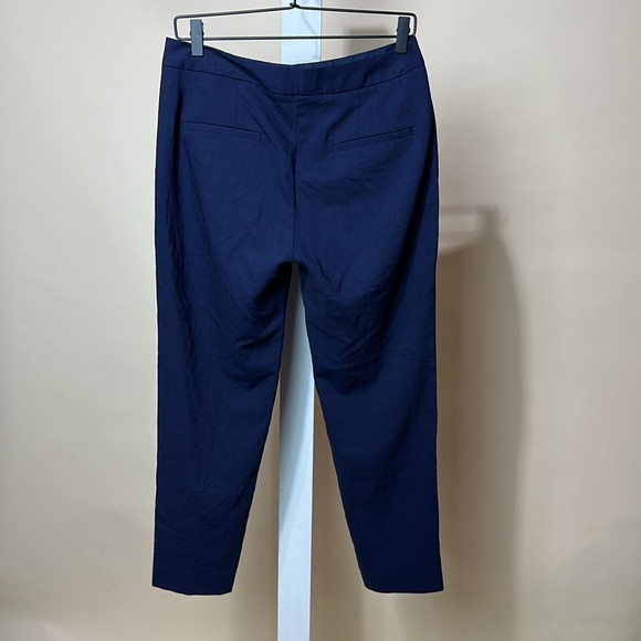 Everlane Blue Trouser Pants Size 4 Pleated waist ankle length - Picture 6 of 11